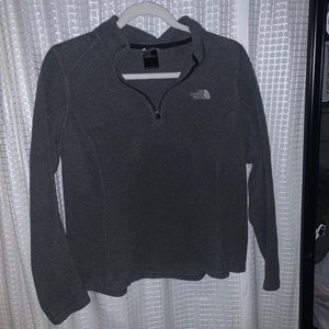 Gray quarter zip